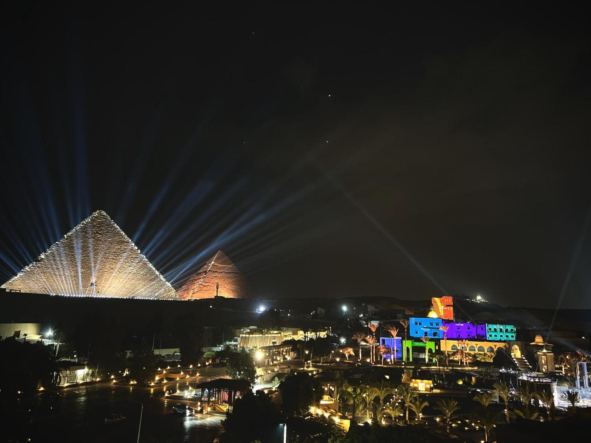 Turquoise Pyramids & Grand Egyptian Museum View Hotel Kafrat al Jabal Exterior photo